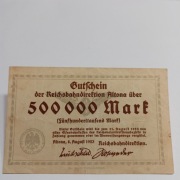 500 000 Marek 1923 rok 