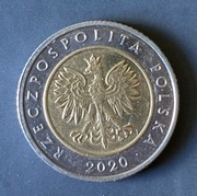 Moneta 5 zł z 2020r.
