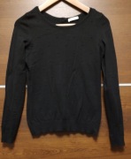 Bawełniana czarna bluzka sweter Orsay 36 S