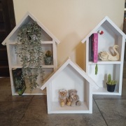 Półka, domek zestaw 3 domków półek pokój dziecięcy/ młodzieżowy