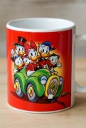 Kaczor Donald komiks prezent dla fana Disney Lorcana kubek ceramiczny