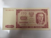 100 zł 1948, CM#139e, bez ramki seria GS