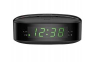 Radiobudzik Philips, tuner FM, zasilanie baterie, 10 stacji, drzemka