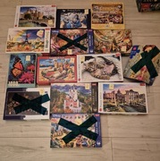10 za 90zł Puzzle do wyboru (Ravensburger,  Falcon, HEYE,  Trefl, itd)