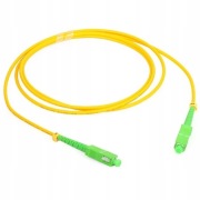 Kabel światłowód SC/APC simplex jednomodowy 0,5m