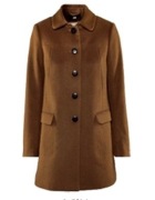 H&M kurtka płaszcz trencz oversize flausz camel beż duży