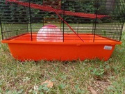 Klatka dla chomika + metalowe koło INTER-ZOO 50x33x45 cm