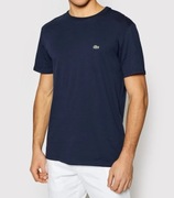 T-shirt męski Lacoste granatowy M  bawełna