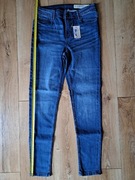 Spodnie Jeansy damskie Super skinny Fit z bawełną r.40