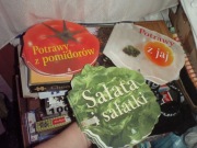 Potrawy z pomidorów, Jaj, Sałata i sałatki - 3 książki konturowe