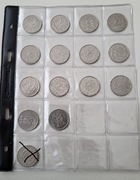 Holandia 1 gulden, 1967 - 1980, Rocznikowy komplet monet 13 szt