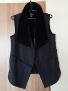 Kamizelka zamszowa asymetryczna ESMARA r. 36/38