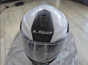 Kask LS2 FF902 Scope II - biały, XL + Pinlock + Interkom LS2 Spectrum