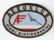 Naszywka Aeroklubu Ziemii Piotrkowskiej.
