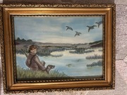 Obraz haftowany stary antyk