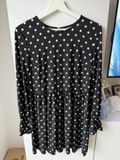 Sukienka o kroju litery A ze zworem groszki - Mohito rozmiar oversize