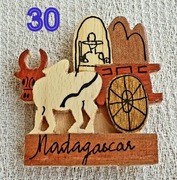 Madagaskar , Madagascar - Magnes na lodówkę nr 30