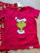Bawełniana piżama dwuczęściowa z nadrukiem Grinch 158 cm