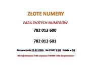 Złote numery na komórkę x 2