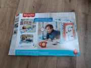 MATA EDUKACYJNA DLA NIEMOWLĄT FISHER PRICE HJK45 DOMEK ODKRYWCY 3W1
