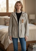 FENDI KURTKA NOWA PŁASZCZYK PARKA ELEGANCKA PŁASZCZ TRENCZ