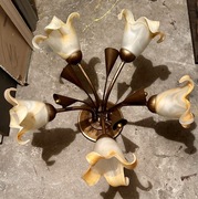 Lampa sufitowa szkło kolorowe