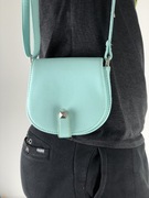 Torebka damska REsacc miętowa, na ramię, minimalistyczna, 17x16 cm