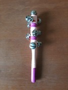 Drewniane dzwoneczki dla dzieci / janczar z dzwoneczkami / grzechotka