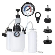 Zestaw do Odpowietrzania Hamulców 3L + 4 Adaptery|Samodzielna Wymiana Płynu