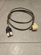 Kabel zasilający w oplocie tekstylnym do żelazka prodiża tostera z Prl