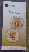 Folder do monety 5 złotych Zamek w Mosznej 10 sztuk 