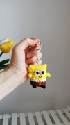 Sponge Bob, brelok, zawieszka handmade