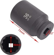 KLUCZ NASADOWY 36mm, 12 kątny CCLIFE 