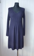 Phase Eight  granatowa ciepła dzianinowa sukienka XL