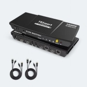 Przełącznik KVM switch 4K Ultra HD 30Hz 2 x HDMI USB 2.0