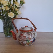 Japoński imbryk dzbanek do herbaty z gejszą #staraporcelana