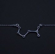 Srebrny naszyjnik próba 925 znak zodiaku skorpion 