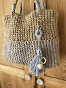 Torebka na lato ze sznurka jutowego