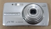 Aparat Olympus Mju 760, uruchamia się, nietestowany