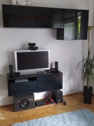 Szafki RTV czarny połysk