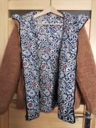 Naoko Honeycomb XL dwustronna ocieplana Kurtka miś kwiatowe wzory