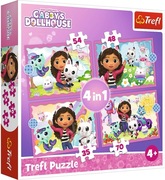Puzzle Koci Domek Gabi Trefl 4 układanki