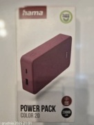 Powerbank Hama Power Pack 20000 mAh czerwony (201717)