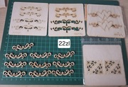 Ażurowe ornamenty drewniane zestaw dekoracyjny scrapbooking cardmaking