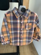 Koszula obaibi w kratke, rozmiar 86