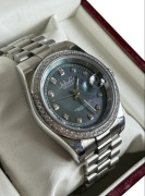 Zegarek seiko nowy srebrny tarcza benzynowa automatyczny okazja