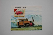 Afganistan Mi bl.108** lokomotywa 0-4-0