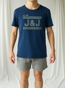 Koszulka Jack & Jones J&J r. 176 / 16Y granatowa bawełna