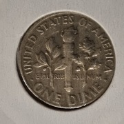 USA 1 Dime z 1966 roku. Moneta