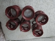 Koszyczki na szklanki PRL 6szt  70 lata 